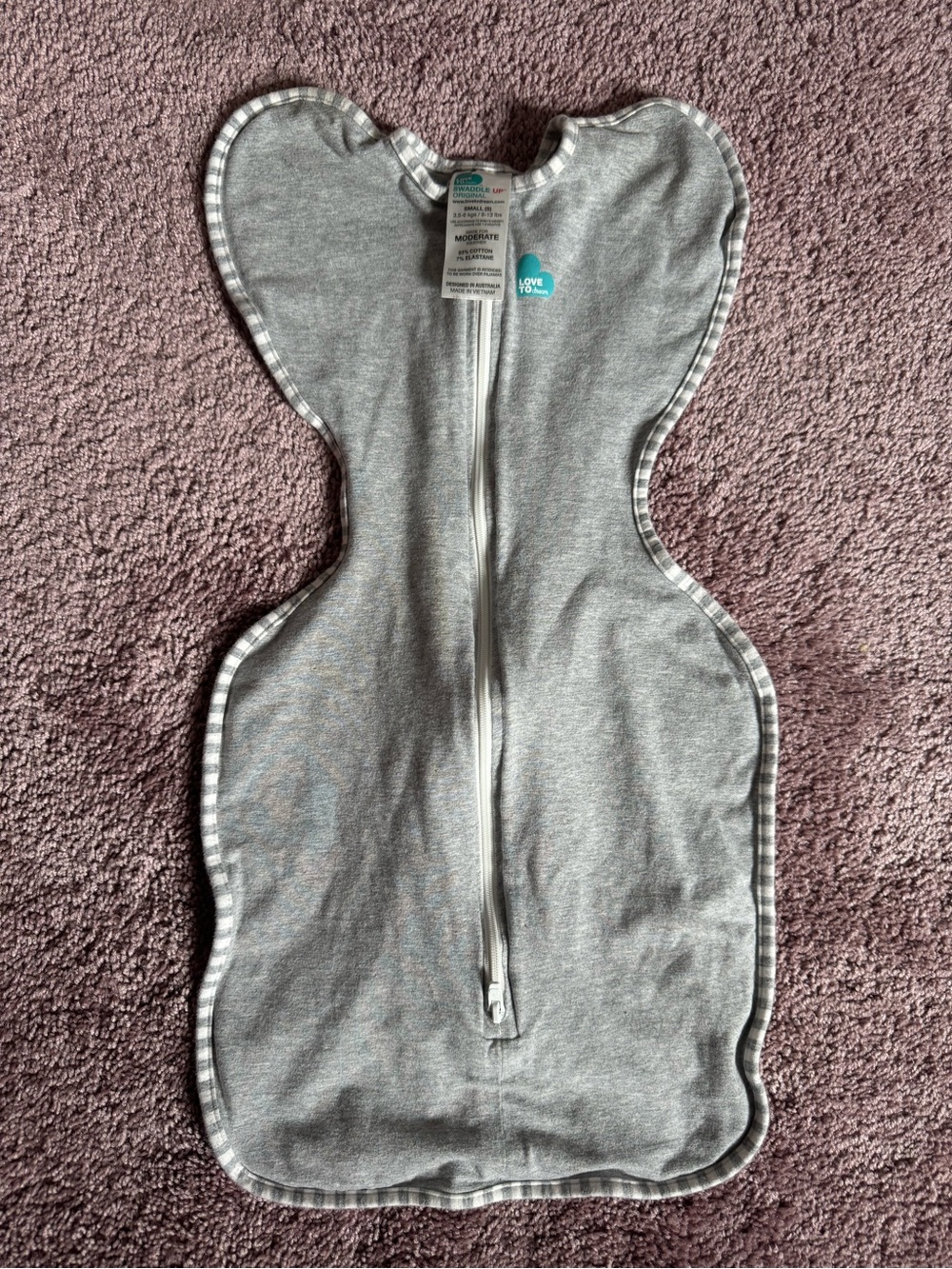 Love To Dream Swaddle Up Gray Baby Sleep Sack